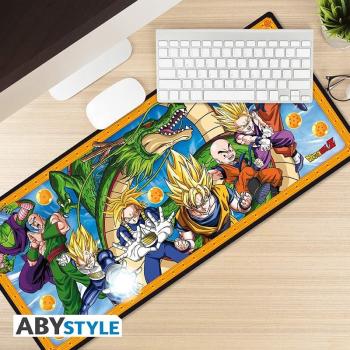 DRAGON BALL - Mousepad XXL "Gruppe"  Goku und alle seine Kämpfer Freunde versammeln sich auf diesem Dragon Ball XXL Gaming Mousepad gegen Cell.